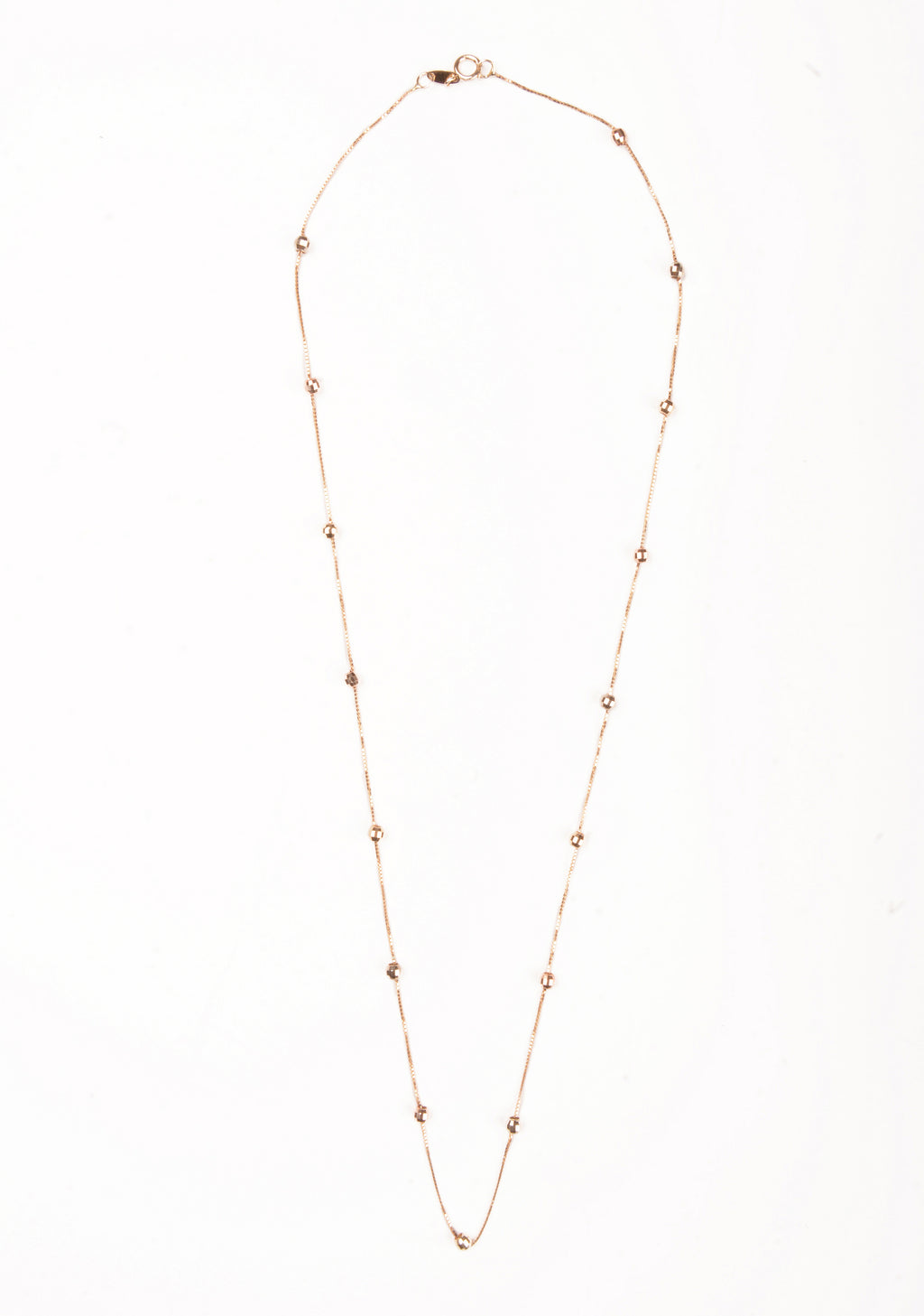 Gargantilla bolas disco 14K