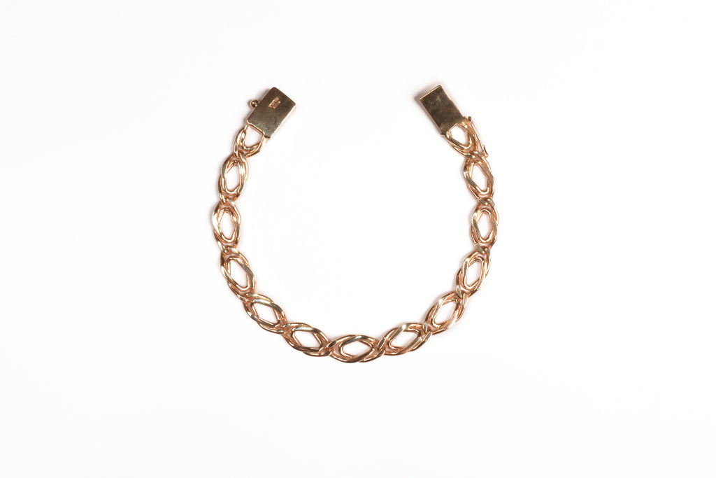 Pulsera de cadena Barbada (Mariner) gruesa