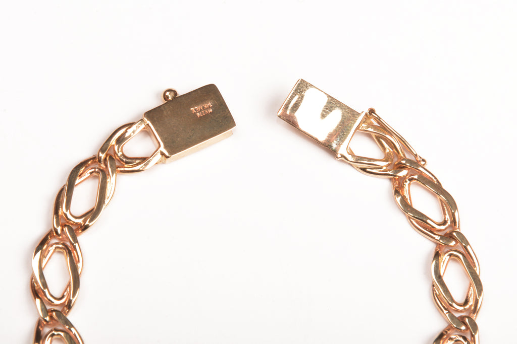 Pulsera de cadena Barbada (Mariner) gruesa