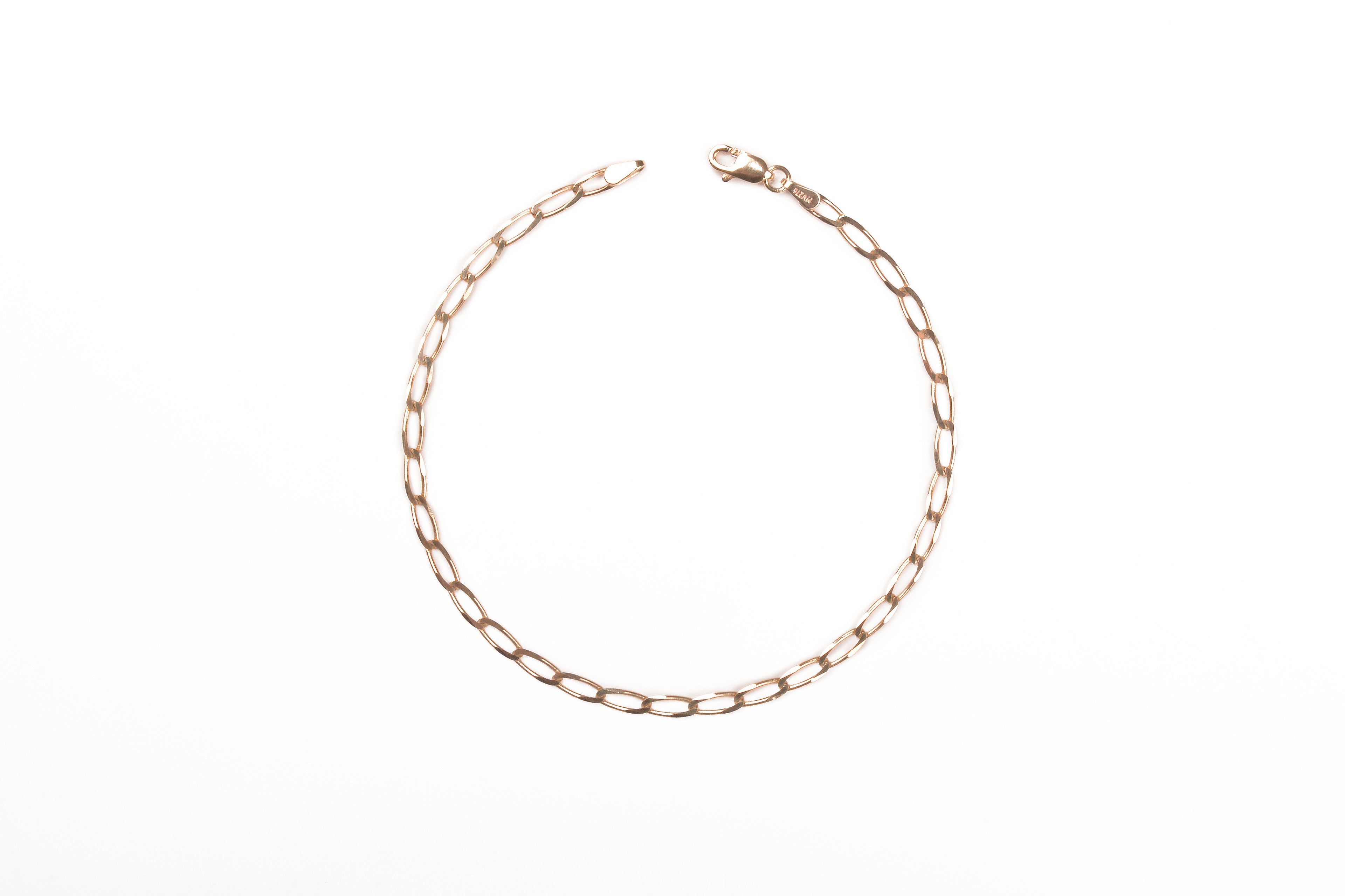 Pulsera de oro Tipo figaro