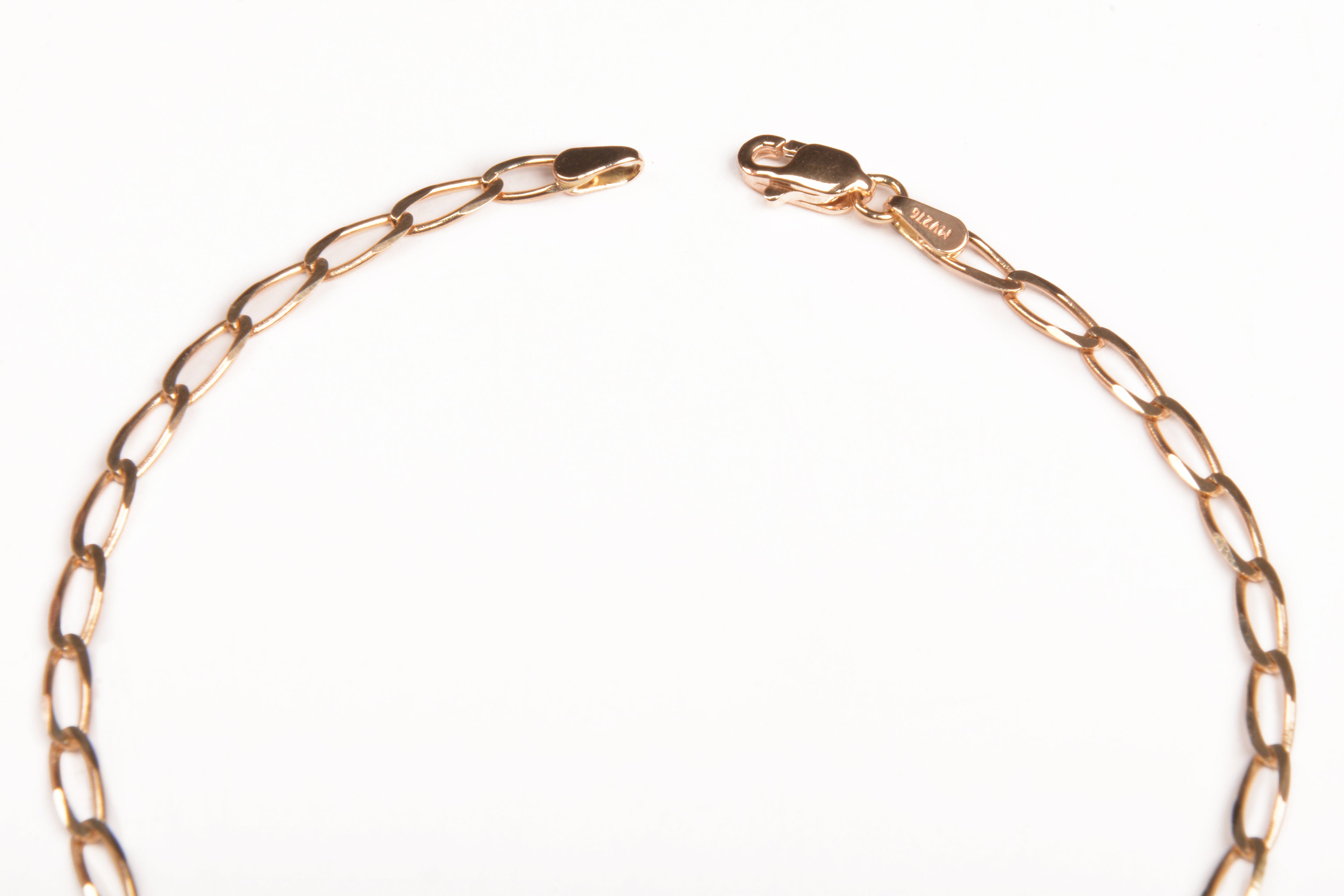 Pulsera de oro Tipo figaro