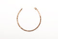 Pulsera de cadena Bizantina (Byzantine) plana Oro de 14K