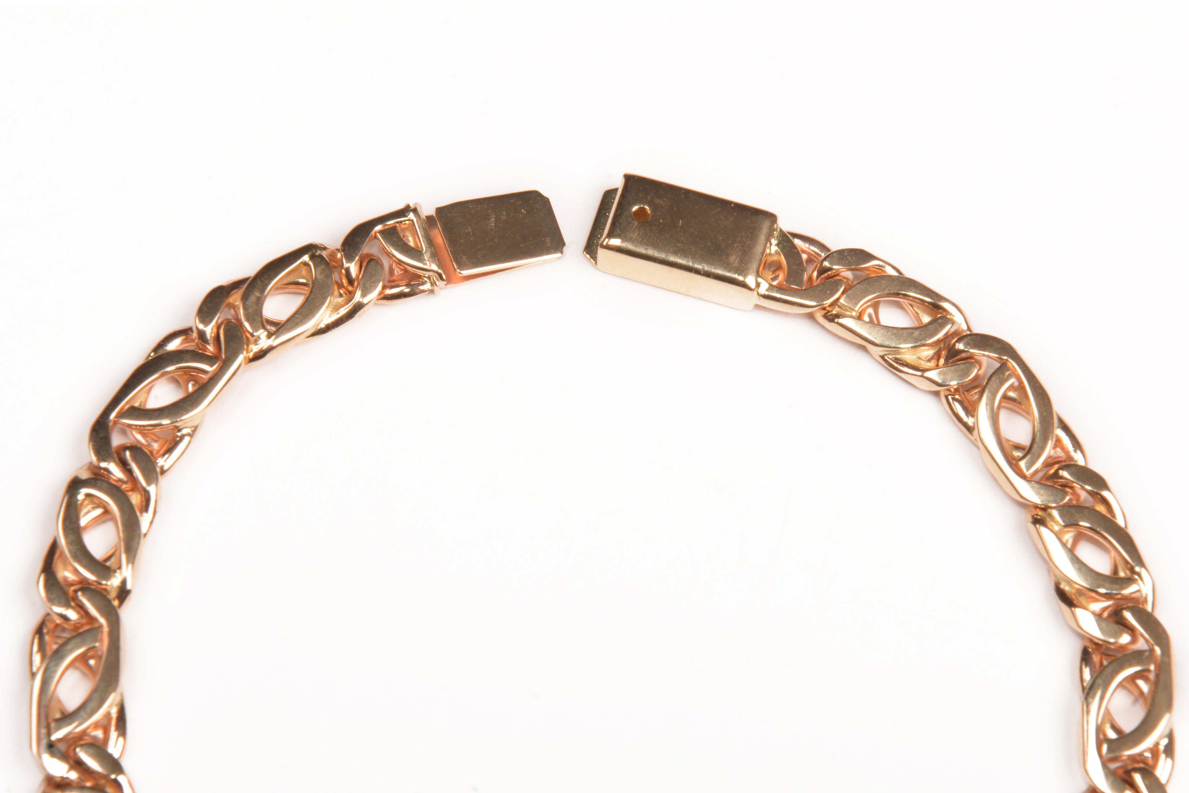 Pulsera de cadena Bizantina clásica Oro de 14K