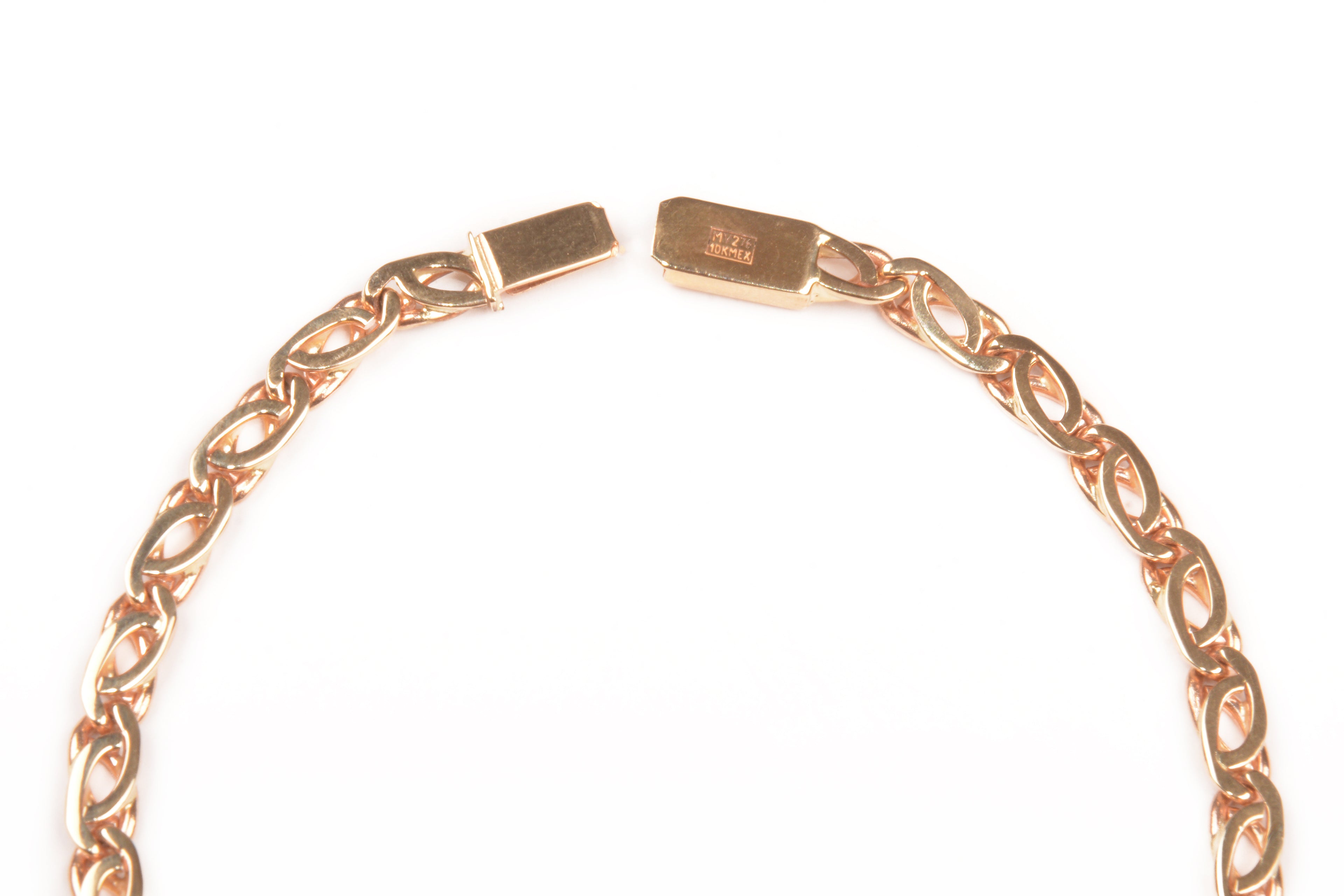 Pulsera de cadena Bizantina delgada Oro de 14K