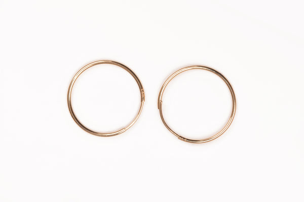 Arracadas pequeñas 14K